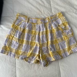 RVCA plaid shorts || size 25